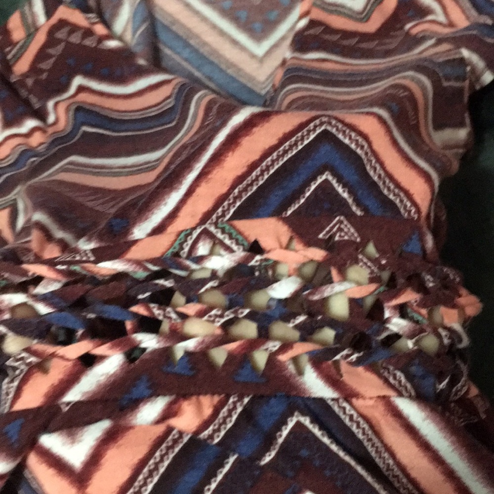 Geometric Pattern Dress - Picture 2 of 3